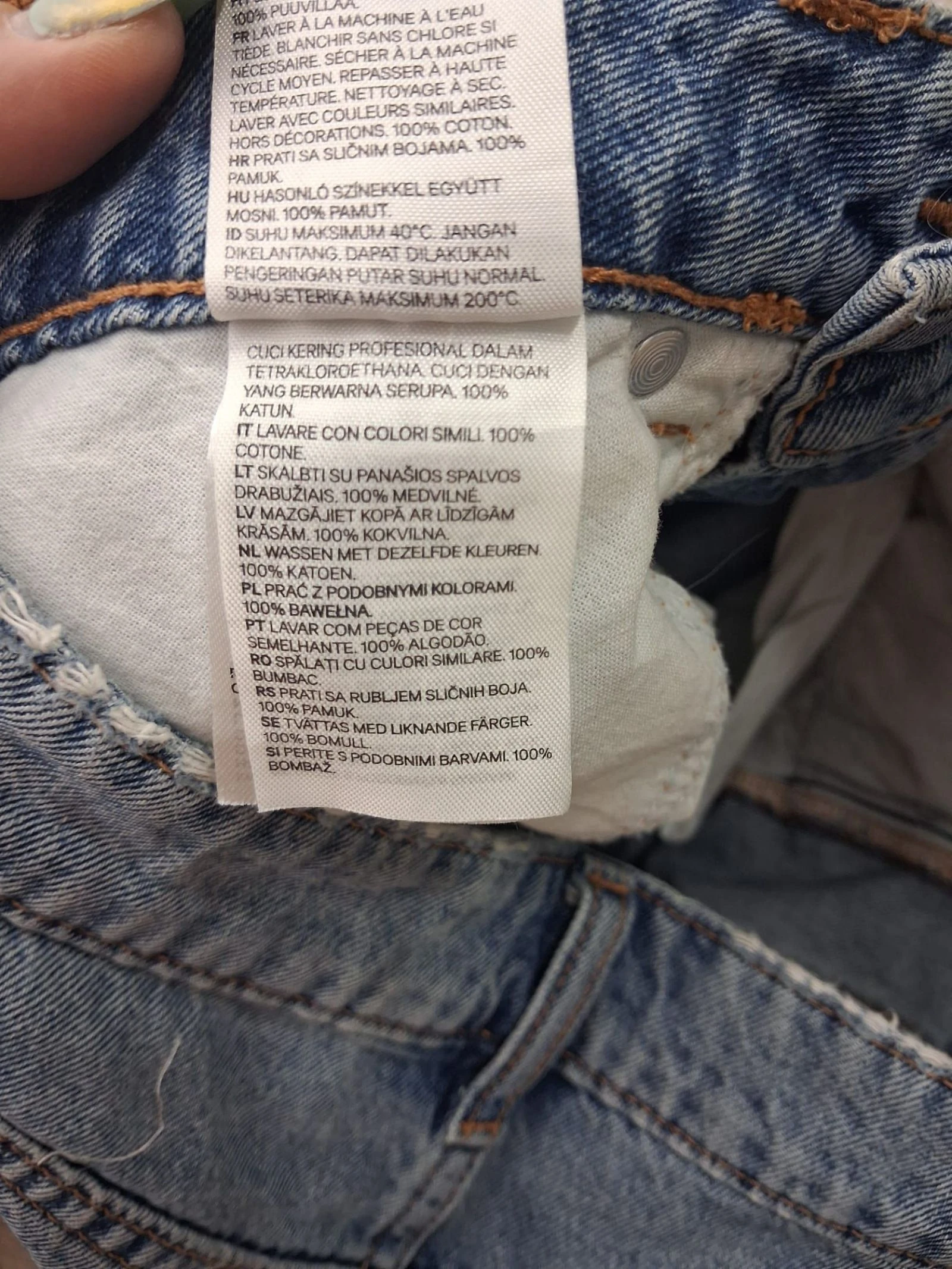 Shorts vaqueros H&M Divided tiro alto talla 34 – photo 10
